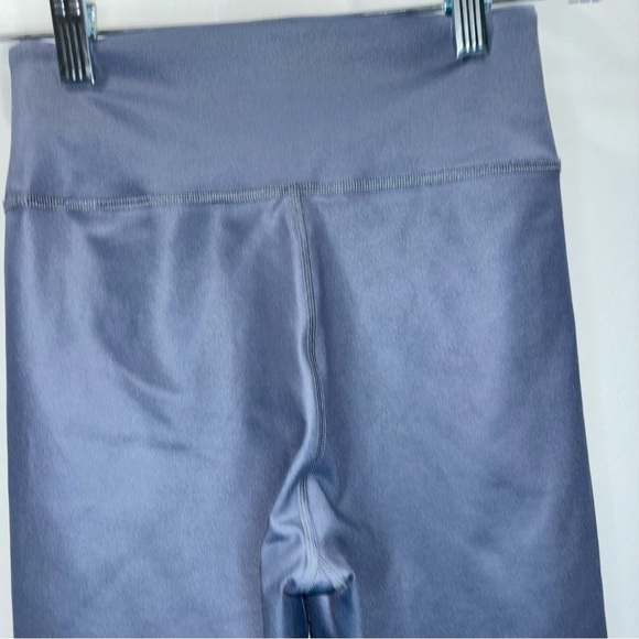 Abercrombie & Fitch High-Waisted Biker Gym Athletic Wear Shorts XS Blue Gray - Picture 6 of 12